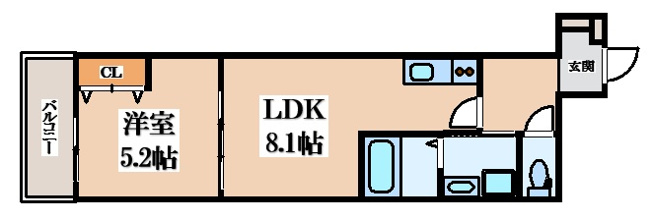 【間取り】 | フジパレス駒林Ⅱ