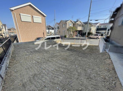 【前面道路含む現地写真】 | 土師小・道路幅6ｍ・建築条件なし・更地渡し・堺市中区土師町５丁 | 前面道路含む現地写真です