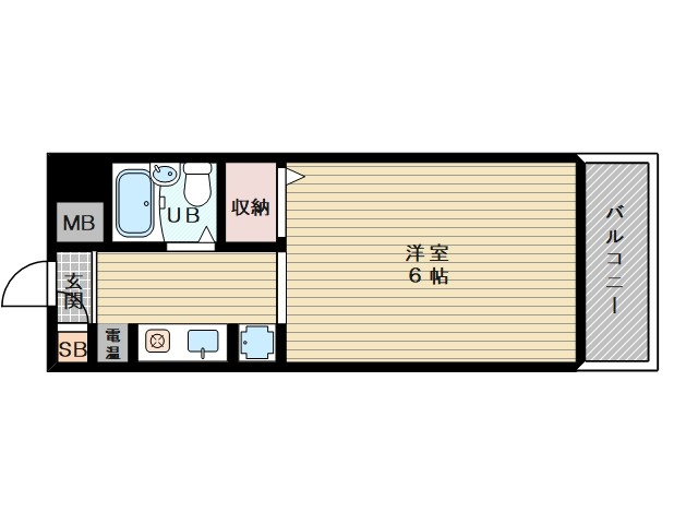 【間取り】 | １Kの間取りです