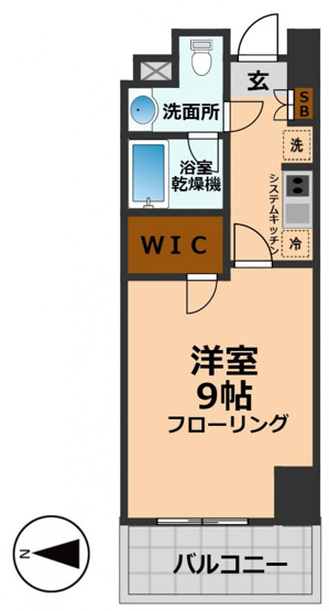 【間取り】 | レジディア杉並方南町