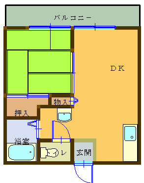 【間取り】 | 神谷ハイツ