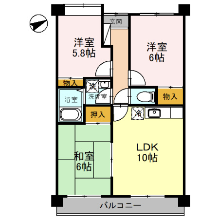 メゾンアザレアの間取り