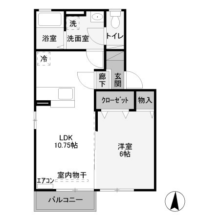 【間取り】 | ファミールK・SⅠ