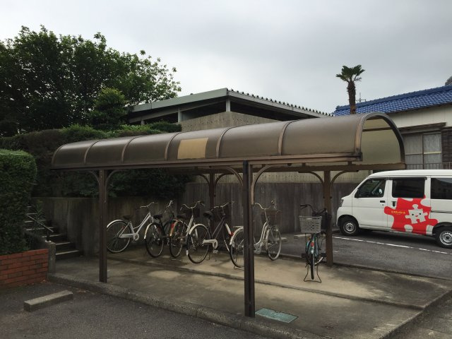 暁タウンの駐車場