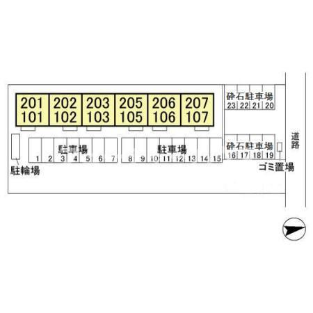 アーバンスクエアの区画図