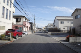 【前面道路含む現地写真】 | 約７．４ｍある広大な前面道路！