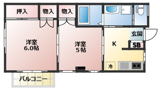 【間取り】 | 湊川マンション311