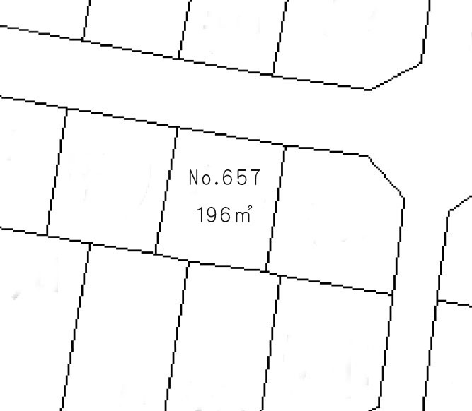 しゃくなげ平第二別荘地①の土地図