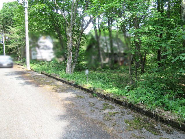 しゃくなげ平第二別荘地①の前面道路含む現地写真