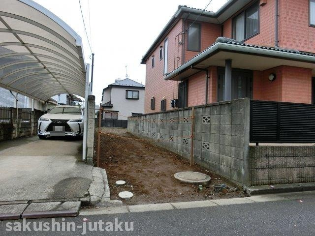 東習志野８丁目　売地の外観|東習志野８丁目　売地　更地　約67.4坪　西側約４ｍ公道面　間口2.5ｍ　建築条件なし