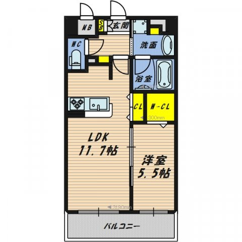 【間取り】 | バロンドール京橋