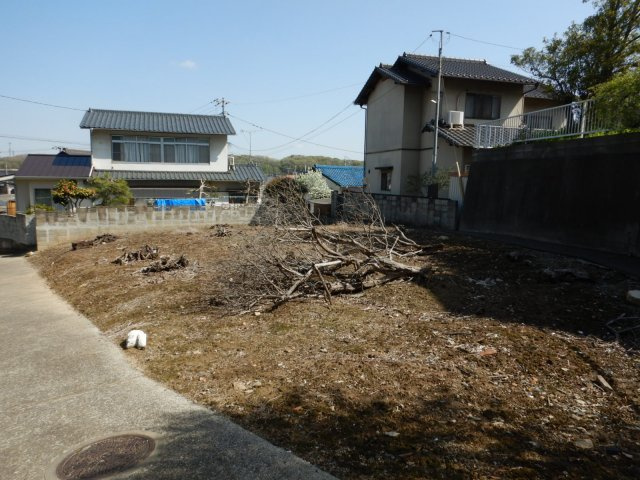 羽島売地の前面道路含む現地写真