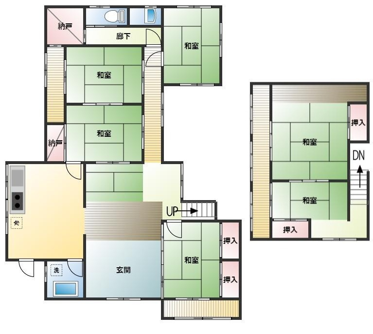 厳木売家の間取り