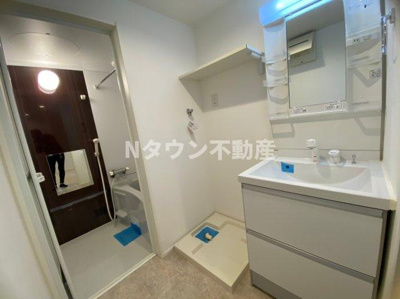 【洗面所】 | ハーモニーテラス中村町Ⅳ | 使いやすい洗面所です