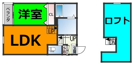 仲介手数料0円！！ルークス名古屋 IIの間取り