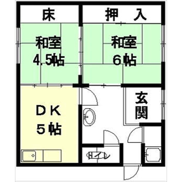 岐阜市西鶉１丁目の一戸建ての間取り
