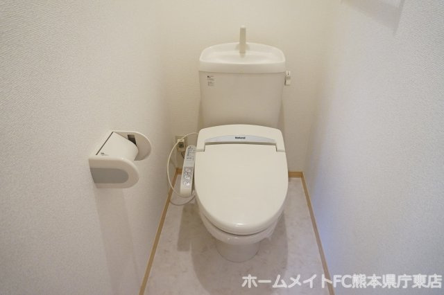 熊本市東区保田窪４丁目のアパートのトイレ