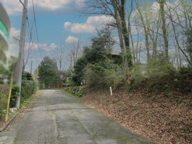 伊豆平パールタウン①の前面道路含む現地写真