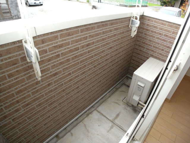 メルベーユ神戸のバルコニー