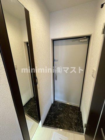 グランデージ難波西の玄関
