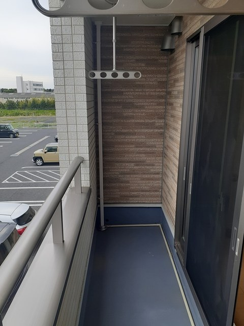 サンヴェール茂原Dのバルコニー