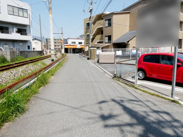 広島市安佐北区可部南2丁目　土地の前面道路含む現地写真