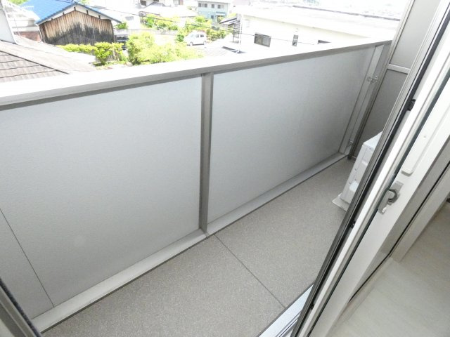 アンソレイエ　ファミーユのバルコニー