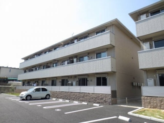 合志市須屋のアパートの外観