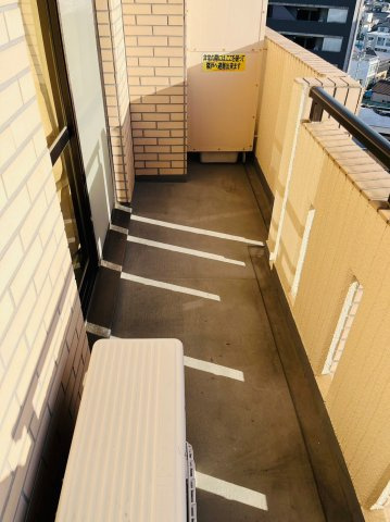 レスカール一番町のバルコニー