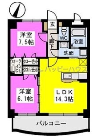 【間取り】 | アルテール春日