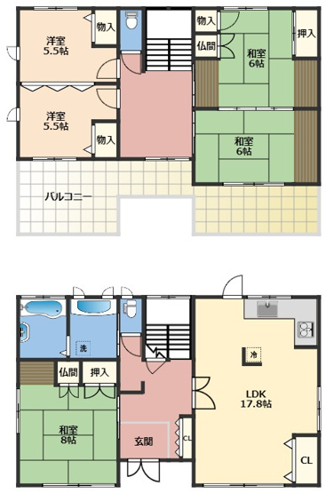 【間取り】 | F様日方戸建