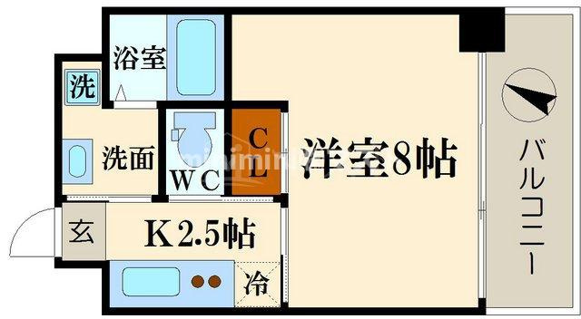 ＪＪＣＯＵＲＴ磯路の間取り