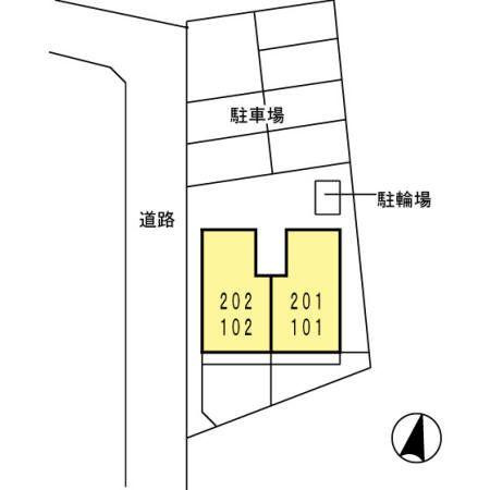 メゾン・アイリスの区画図
