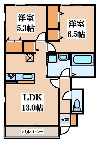 【間取り】 | エストレーラⅡ