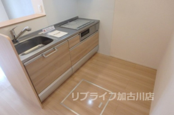 シャトン　A棟のキッチン|写真は別室参考