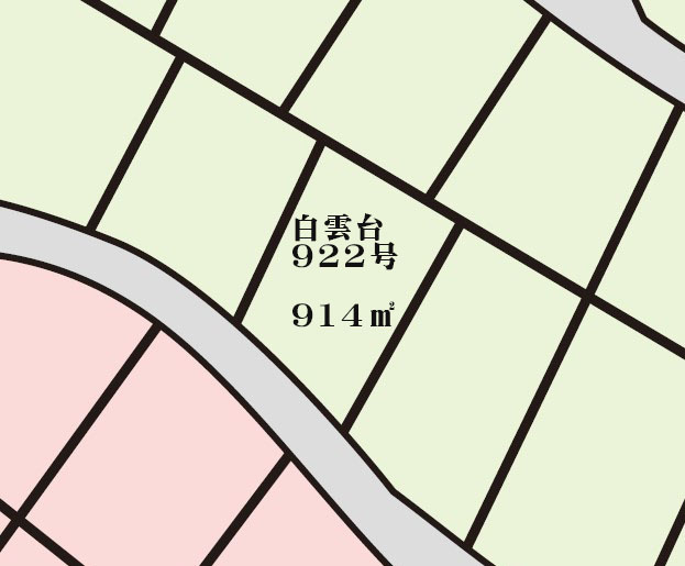 エンゼルフォレスト那須①の土地図