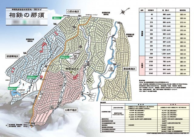 エンゼルフォレスト那須①の地図