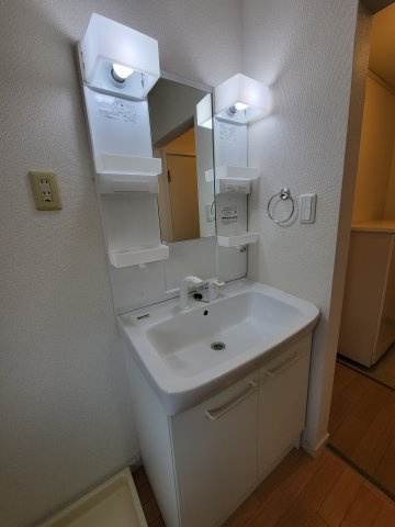 メゾンシャリオD棟の洗面所