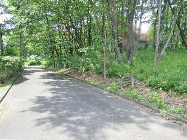 並木台別荘地①の前面道路含む現地写真