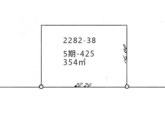 並木台別荘地①の土地図