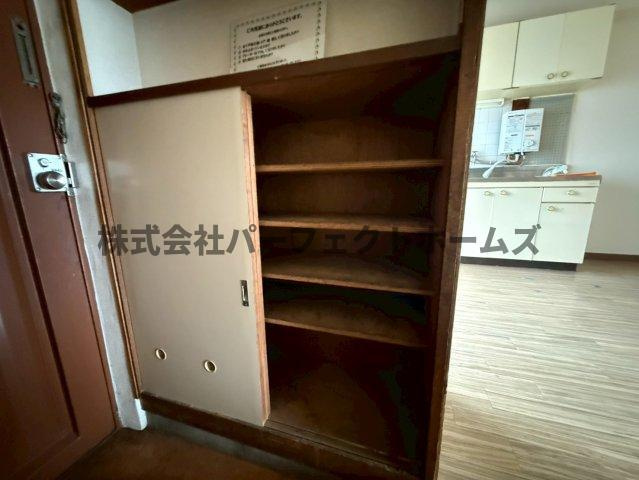 清水谷コーポの収納|大きなスペースがあり、収納には困りません