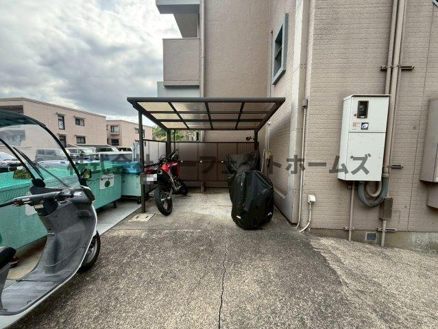 清水谷コーポの設備|バイク置場