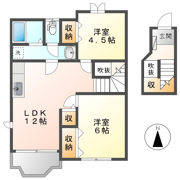 アンペルシェの間取り