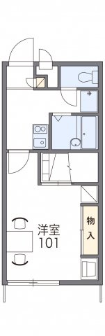 レオパレスカネエーズ松ヶ丘A棟の間取り|画像2
