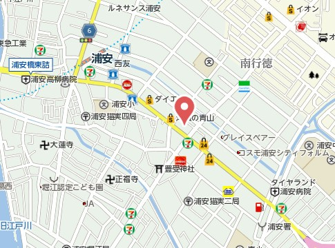ローズアパートR２５番館の地図