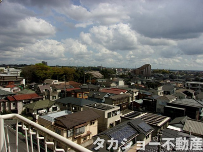 【展望】 | ハイマート西千葉 | 遮るものがなく、陽当り・眺望・通風良好です!!