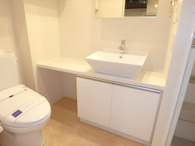 【独立洗面台】 | レジディア武蔵小杉 | 別部屋参考写真です