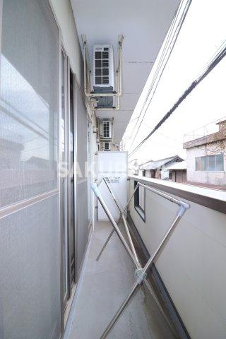 サンウッドのバルコニー|2023年4月撮影。