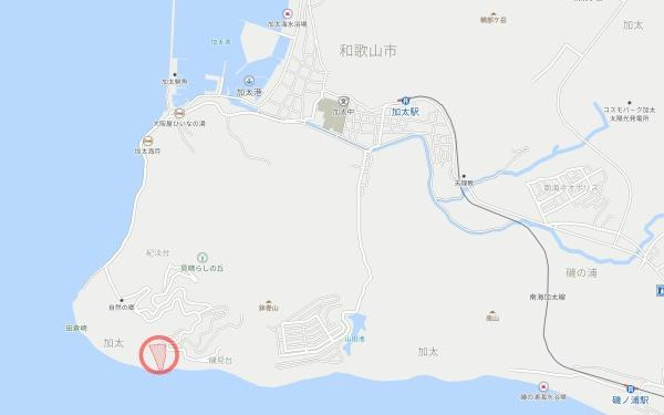 和歌山市加太の売地の外観