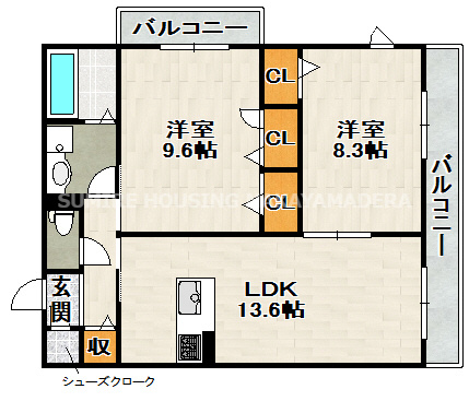 イデアーレ伊丹の間取り